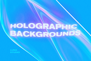 Holographic Grainy Backgrounds