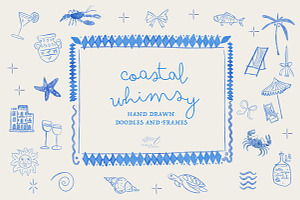Coastal Whimsy- summer doodles