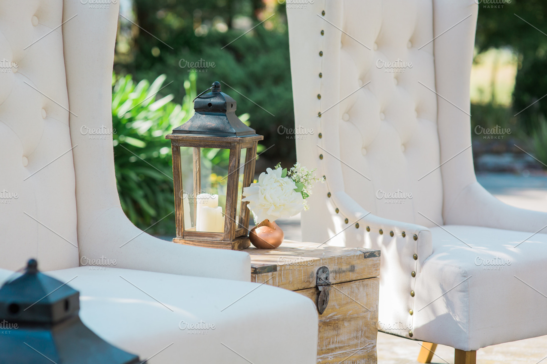 White high back chairs, an Arts & Entertainment Photo by S Hopkins Photo