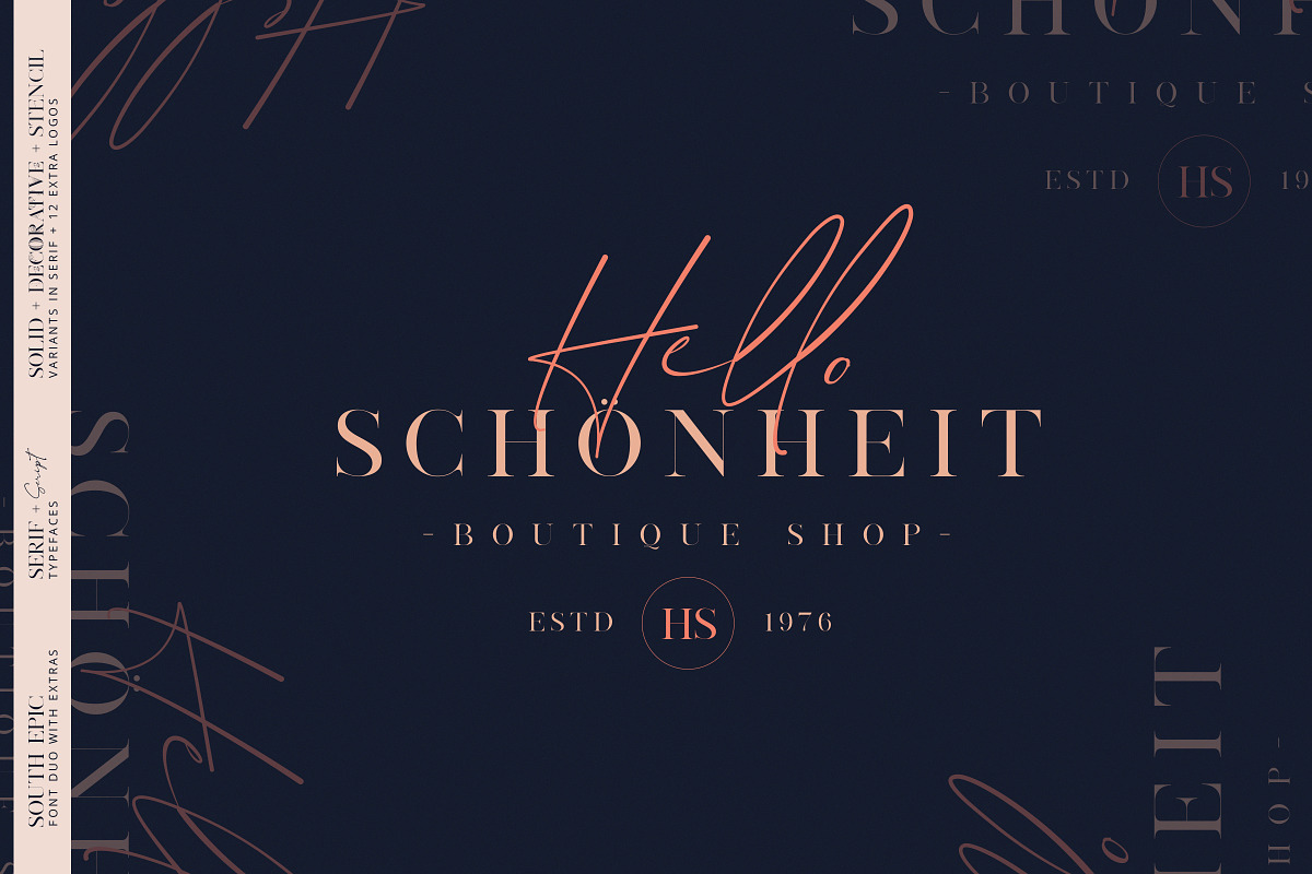 South Epic Dream Font Duo + Logos preview 8