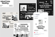 Minimalist Business Instagram Post, a Social Media Template by SquidPixey (Thumbnail 3 of 6)