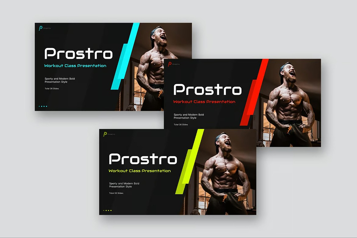 Workout Class Google Slides preview 4