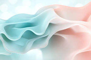 Abstract flowing pastel fabric folds, a Photo by Dvoevnore photos