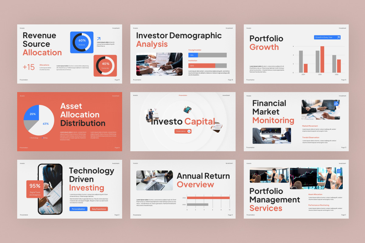 Stock Investment Google Slides, a Presentation Template by Loin Studio (Photo 3 of 4)