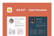 UX Kit - User persona, a Templates & Theme by RedRiver Studio (Thumbnail 1 of 5)