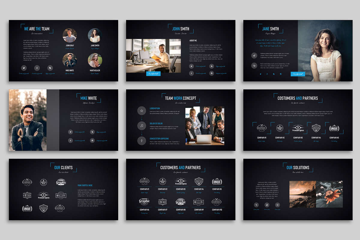 Duende Dark - Powerpoint Template, a Presentation Template by Helga_Design (Photo 5 of 16)