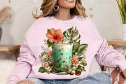 Watercolor Summer Vibe Clipart PNG, an Illustration by Canvas Craft (Thumbnail 4 of 7)