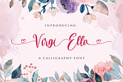 Virgi Ella - Lovely Calligraphy Font, a Script Font by StringLabs (Thumbnail 1 of 13)