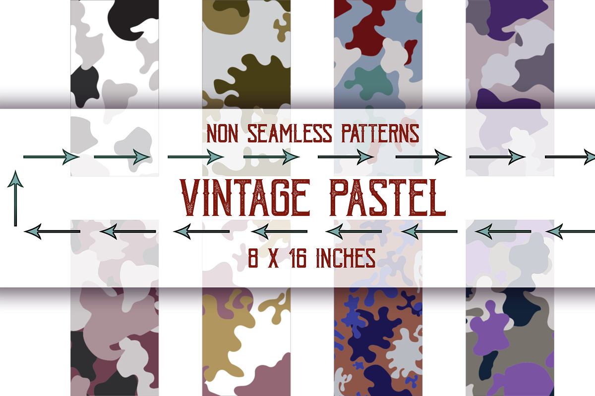 36 NON-SEAMLESS camouflage patterns, a Pattern Graphic by Natsuhisui (Photo 4 of 6)