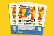Running Club Flyer, a Flyer Template by Gumico Studio. (Thumbnail 3 of 3)