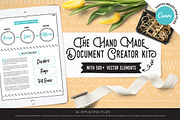 The Handmade Document Creator Kit, an Object Graphic by Andimaginary Creative Co. (Thumbnail 1 of 12)