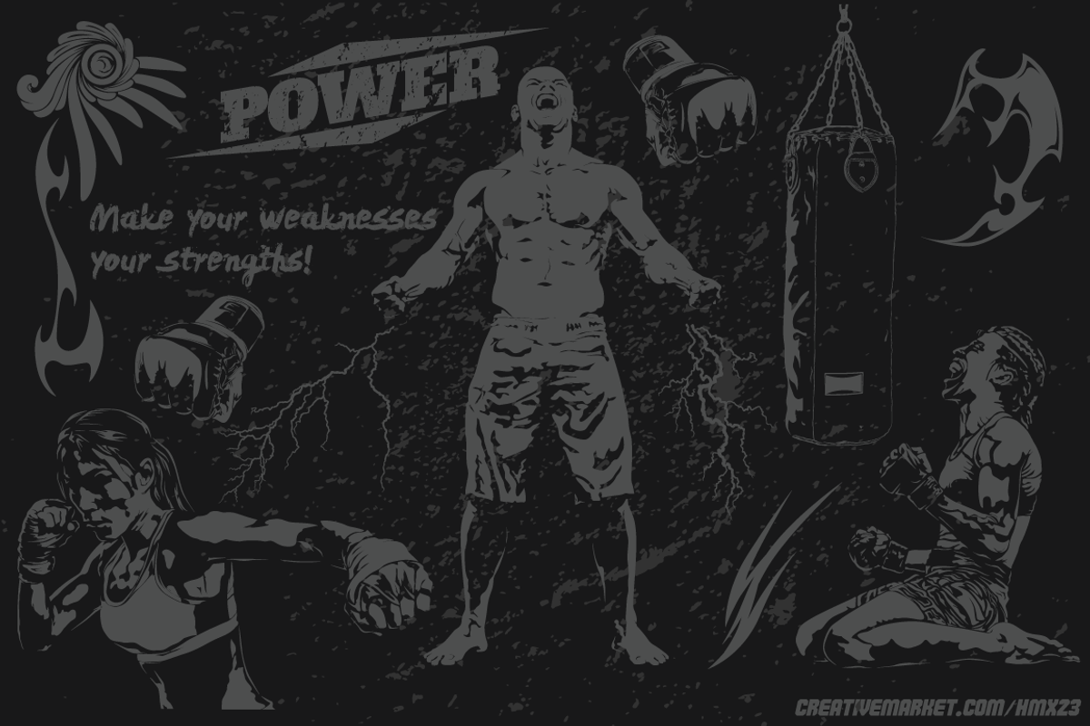 Mixed Martial Arts Pack 2 | Vector, an Illustration by HMX23 (Photo 1 of 4)