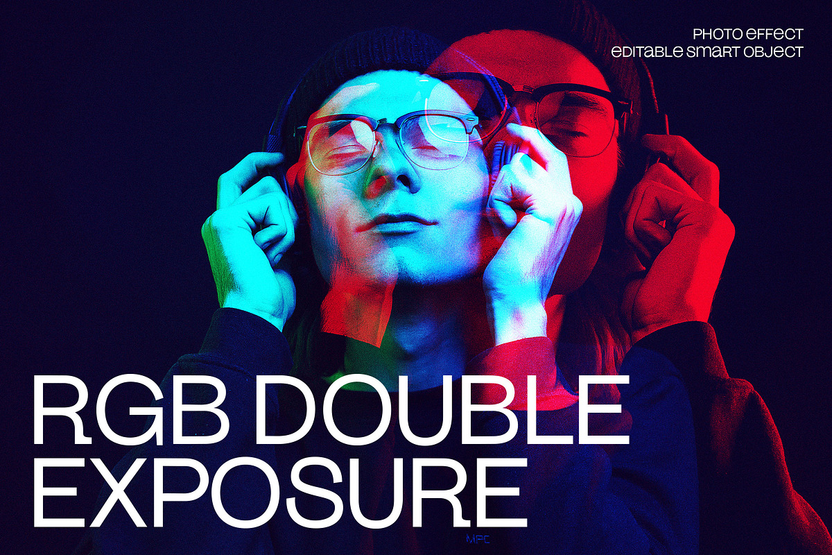 RGB Double Exposure Photo Effect, a Layer Style Add-On by dokudokunomi (Photo 1 of 5)