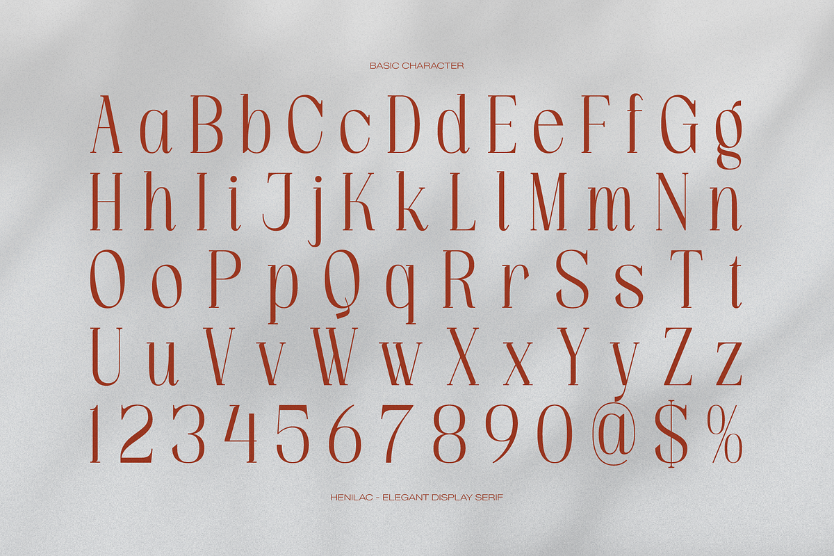 Henilac | Elegant Display Font, a Serif Font by gracetype_studio (Photo 10 of 12)