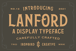 Lanford - Display Typeface