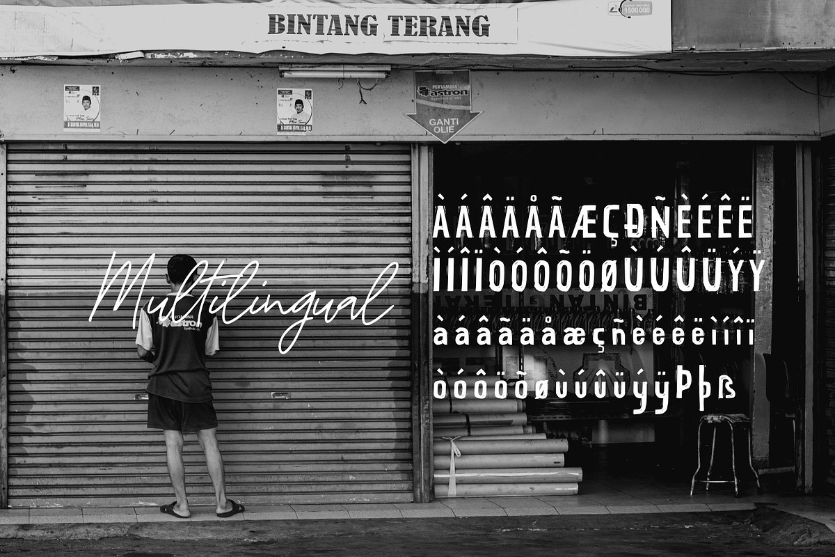 Tjoekil Kajoe - Vernacular Type, a Sans Serif Font by ikiiko (Photo 8 of 8)