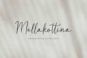 Mellakottina Handwriting Script Font, a Script Font by NTC Graphic (Thumbnail 1 of 9)