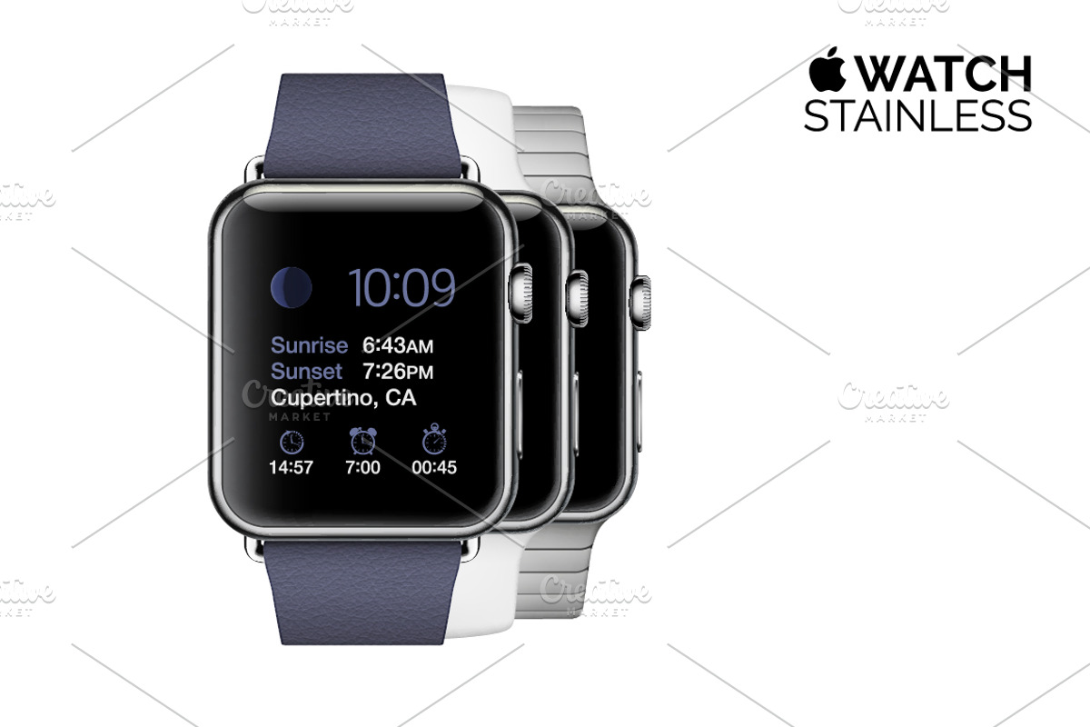Best vector Apple Watch(full)+ BONUS, a Product Mockup by voin_Sveta (Photo 7 of 7)