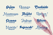 Thephir Slanted, a Script Font by NREY (Thumbnail 4 of 6)