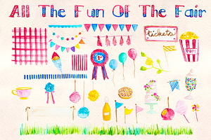 Fun of the Fair Watercolor Bundle