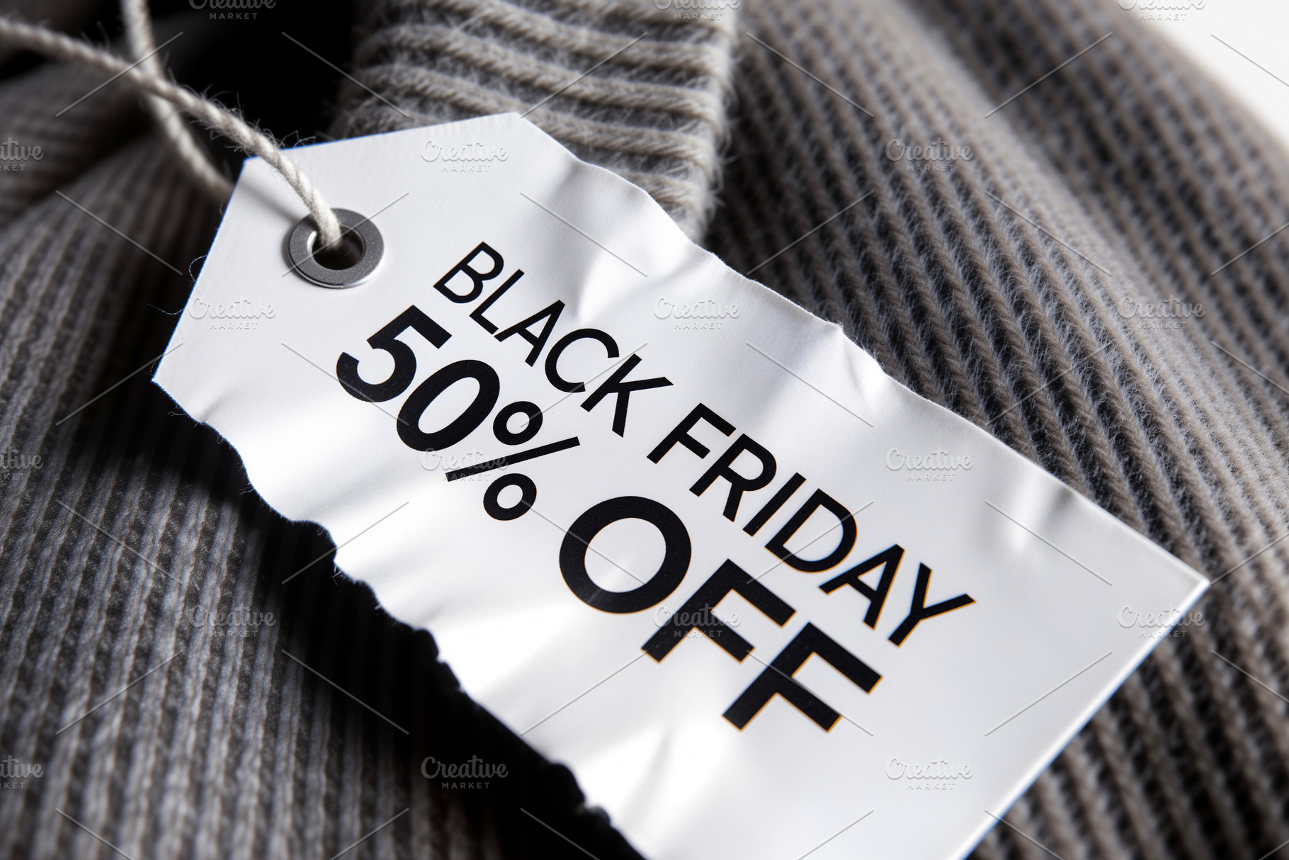 Black Friday 50% Off Sale Tag, a Photo by rarrarorro