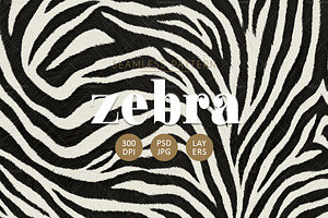 Seamless Zebra Stripe Pattern