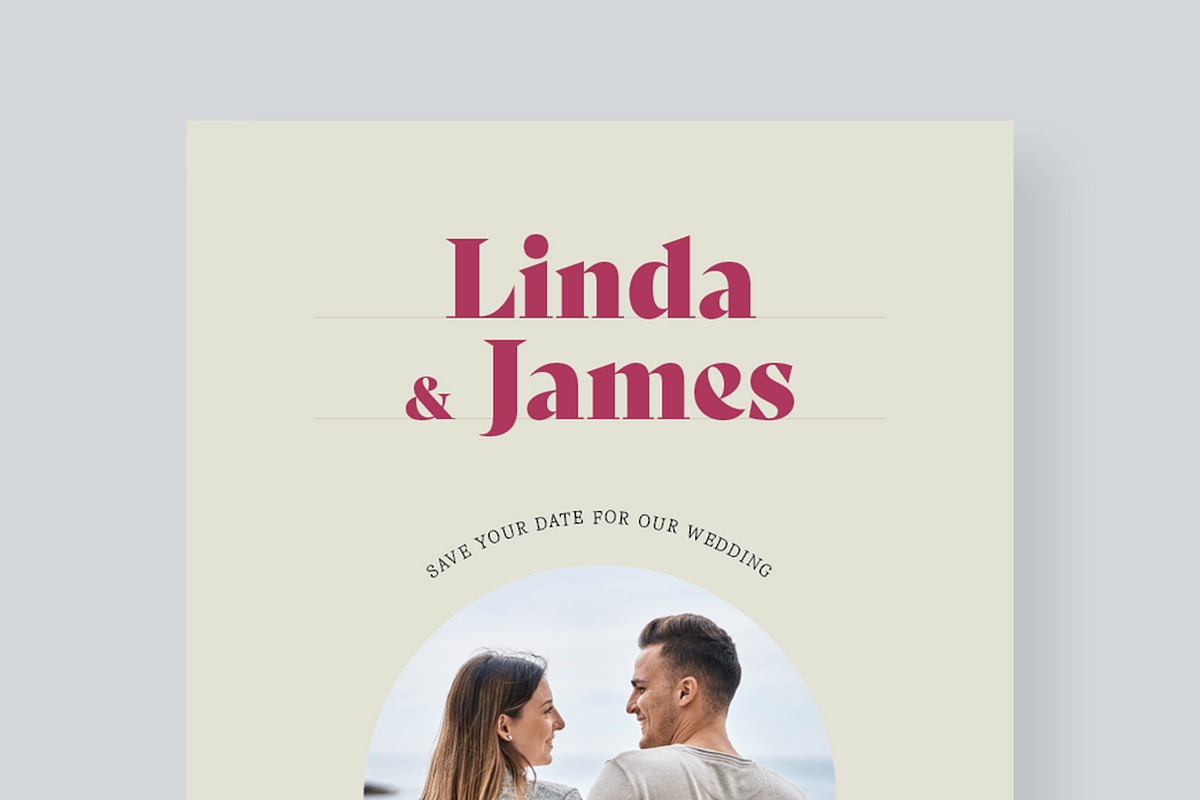 Save the Date Wedding Invitation preview 2