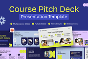 Course Pitch Deck Presentation, a Presentation Template by Illustraly Design (Thumbnail 1 of 3)