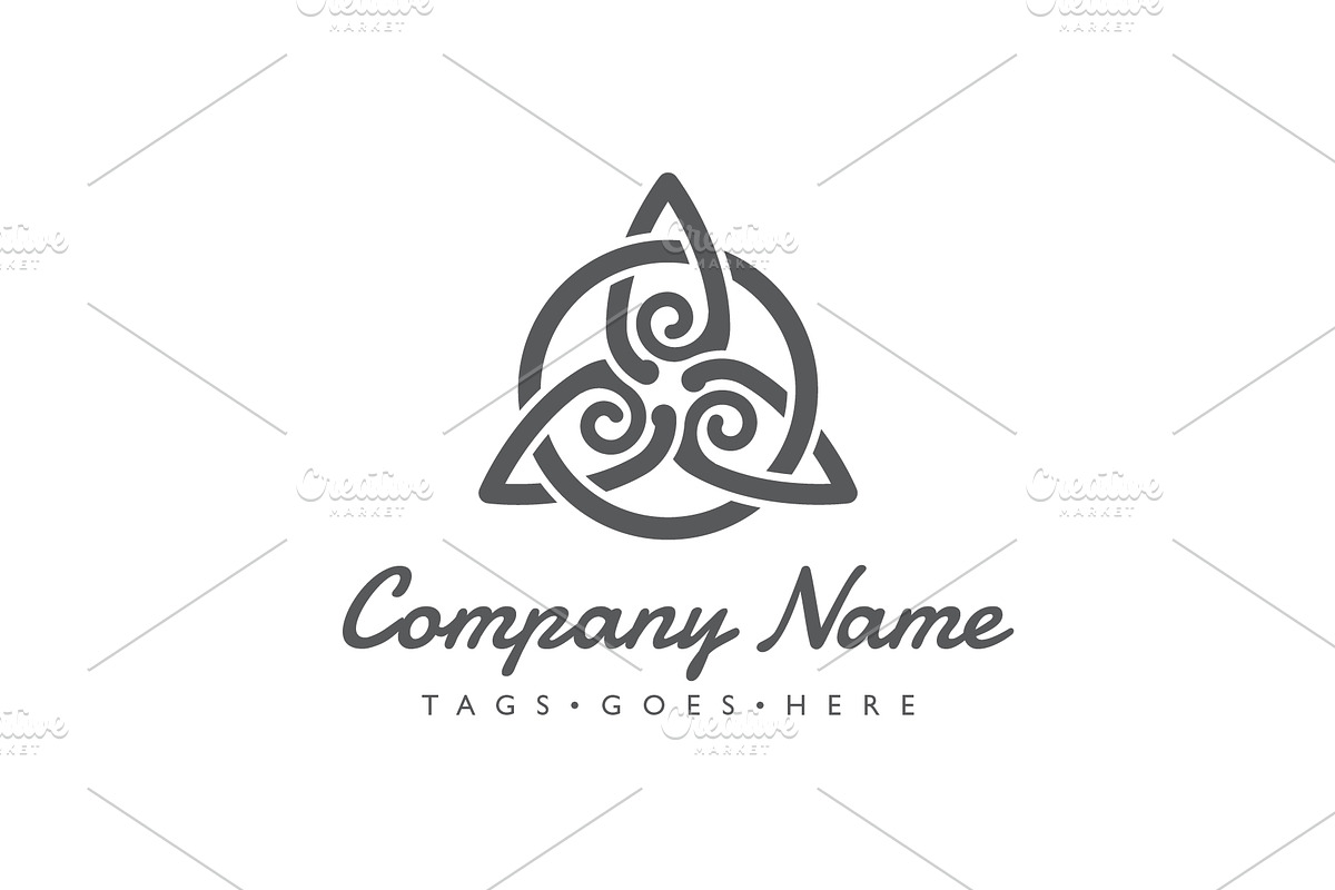 Triquetra Circle Custom Logo, a Branding & Logo Template by ARTE MIGUEL (Photo 3 of 3)