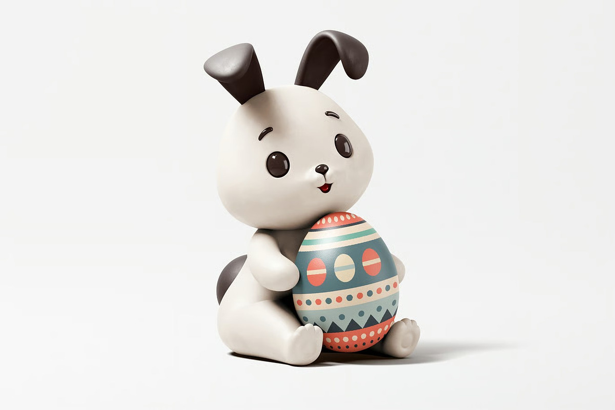 Easter Egg Mockup, a Product Mockup by zpackcreative (Photo 3 of 5)