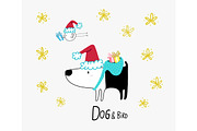 Dog & Bird Collection 3, an Animal Illustration by Irene Loal (Thumbnail 11 of 11)