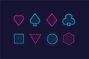 Neon Retro 80s Elements Pack, an Object Graphic by DenysHolovatiuk (Thumbnail 10 of 10)