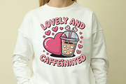 Lovely And Caffeinated PNG, a Graphic by Vector Portal (Thumbnail 1 of 6)