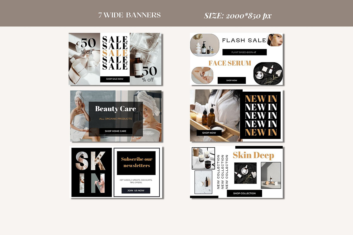 Website Banner Template Canva 2, a Websites & App Template by Deepa Template Studio (Photo 7 of 10)