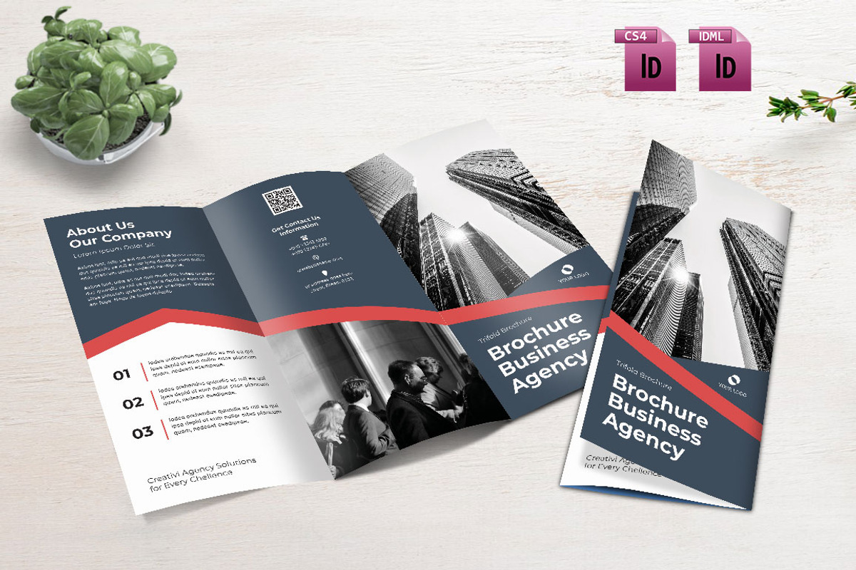 Tri-Fold Business Agency, a Brochure Template by yanindesign (Photo 1 of 3)