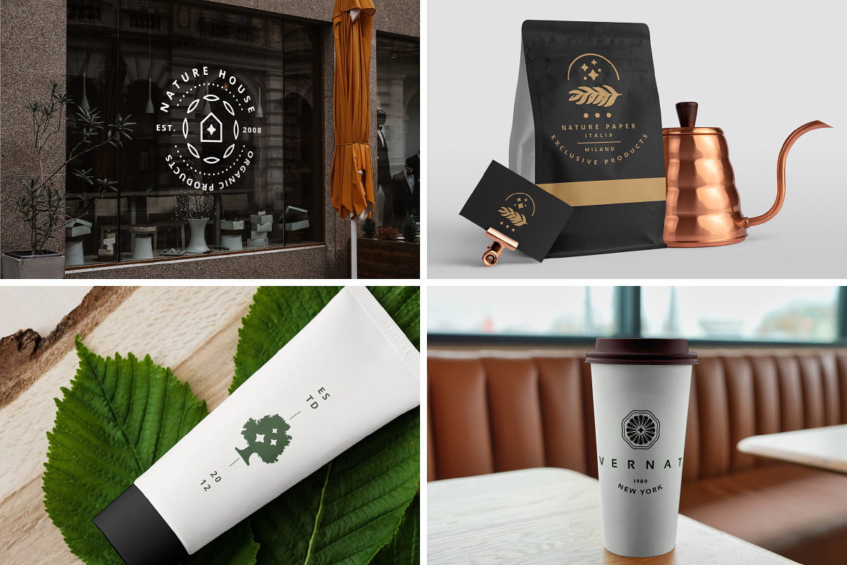 20 Minimalist Branding Logo Kit, a Branding & Logo Template by Design_Planet (Photo 12 of 14)