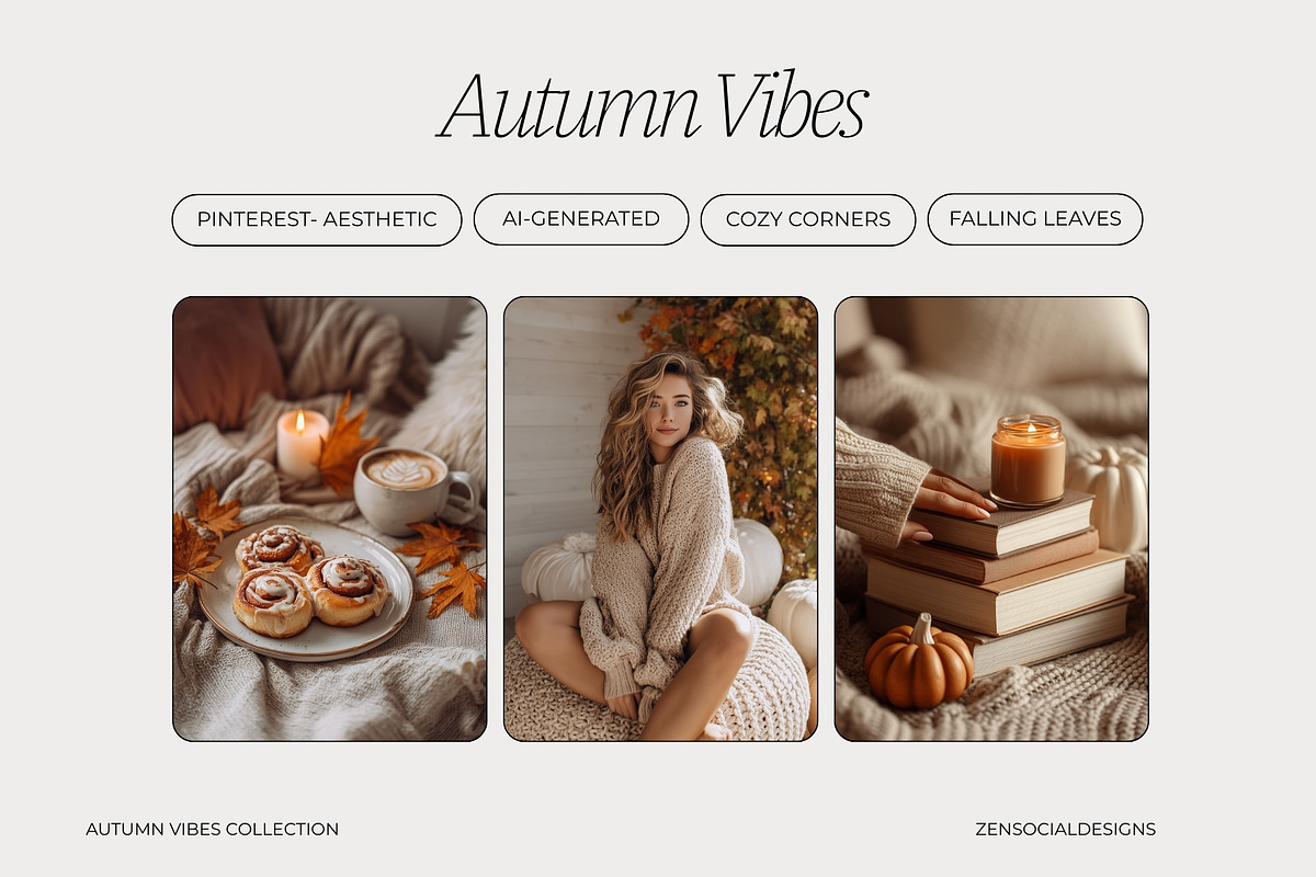 Autumn Vibes Stock Photo Bundle, a Photo by ZenSocialDesigns (Photo 3 of 9)