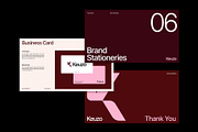 Keuzo - Brand Guideline Presentation, a Branding & Logo Template by Devators (Thumbnail 7 of 7)