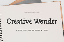 Creative Wonder Handwritten Font