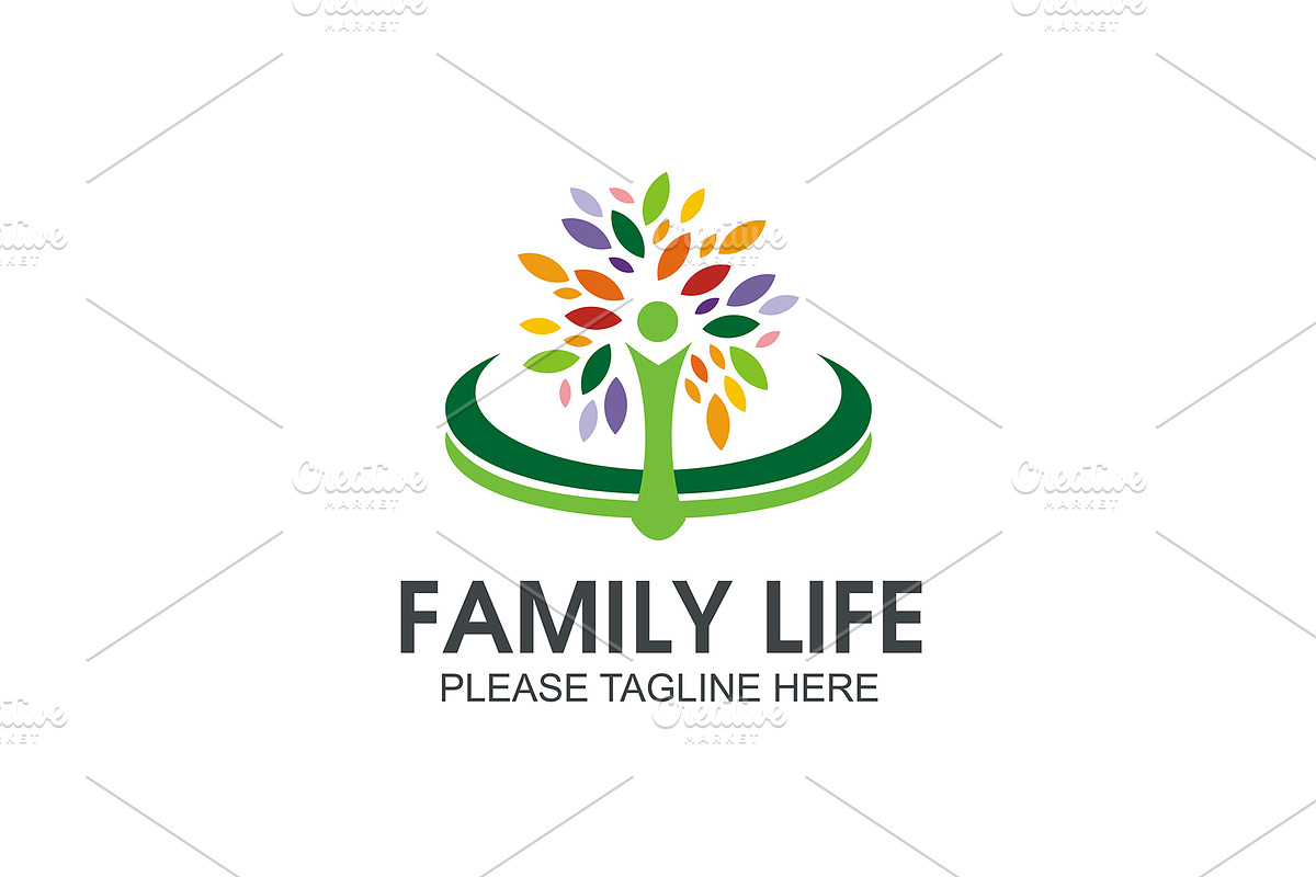 20 Logo Family Life Templates Bundle, a Branding & Logo Template by Friendesigns (Photo 2 of 21)