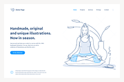 Woman Meditate Illustration, a Graphic by PixelBender (Thumbnail 3 of 4)