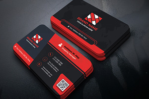 Modern Minimal Business Card, a Business Card Template by Mohammad Sarfaraz