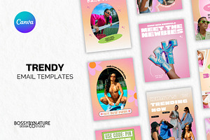 TRENDY | Fashion Email Templates, a Marketing Template by BossyByNature Designs