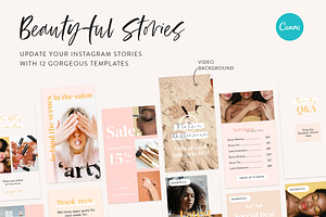 Beauty Instagram Template Bundle