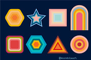 Retro sunset. SVG, PNG, a Shape Add-On by KundolaArt (Thumbnail 2 of 9)
