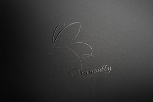 Dragonfly. Logo Template