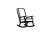 Rocking Chair Silhouette Bundle, an Illustration by Designs_River (Thumbnail 24 of 51)