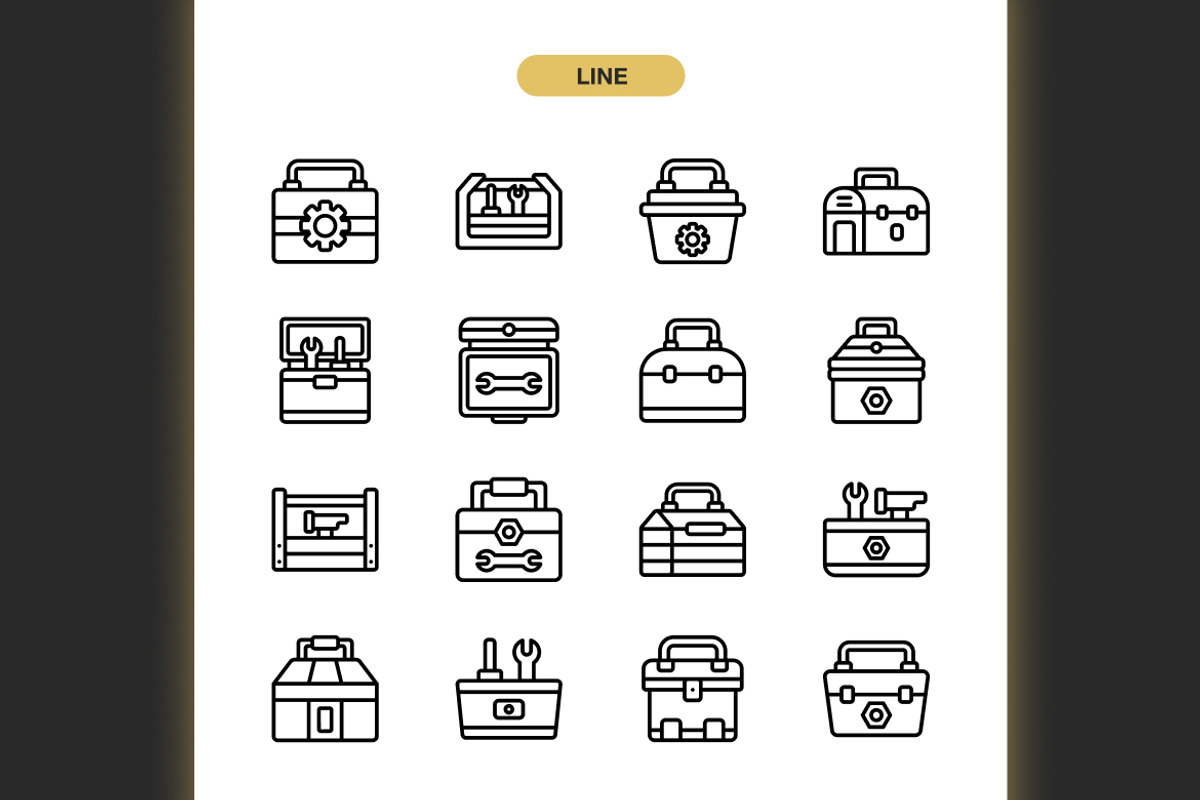 Toolbox Icons, an Icon by Spacepixel Creative (Photo 2 of 3)