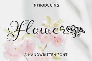 Flower Script Font