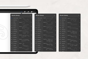 French Curves & Guides For Procreate